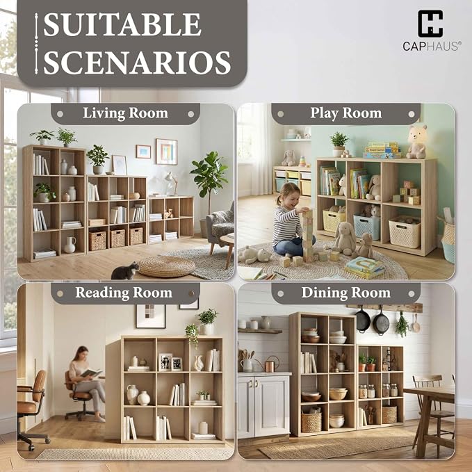 CAPHAUS Sturdy Room 13-Inch Cube Storage Organizer Shelf, - Image 6