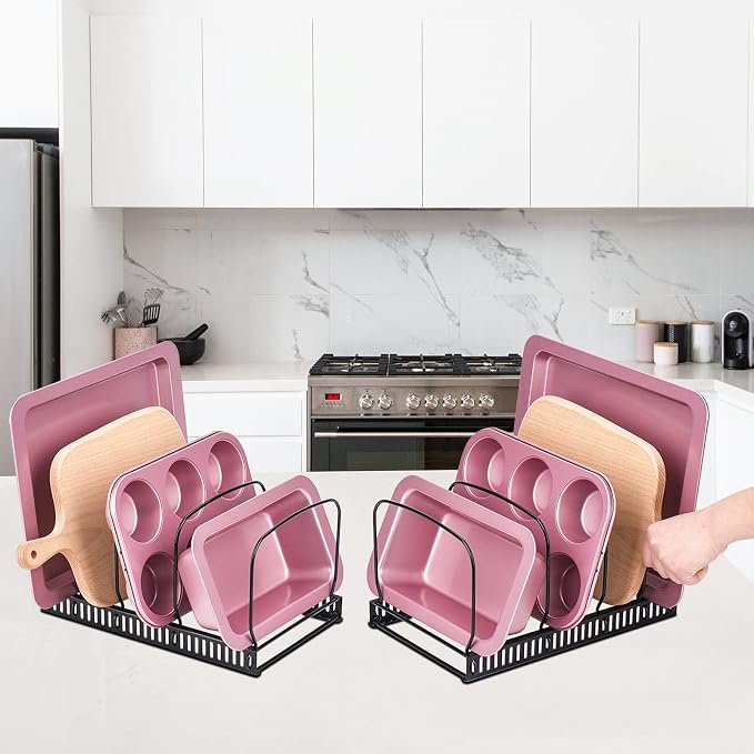 Toplife 10+ Bakeware Organizer Rack - Image 5