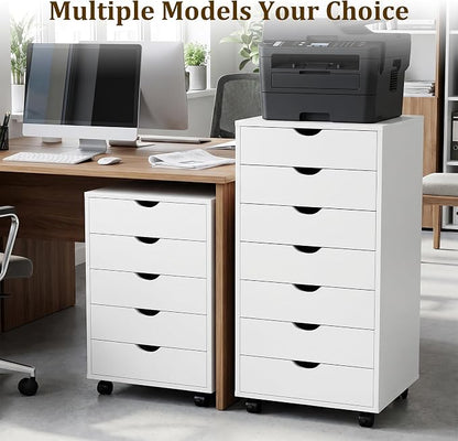 7 Drawer Mobile File Cabinet - Image 4