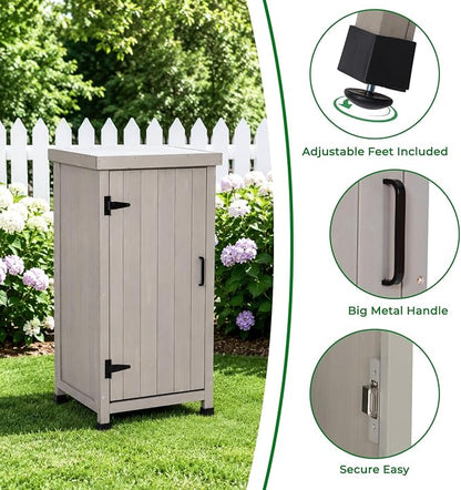 Small Outdoor Storage Cabinet - Image 3