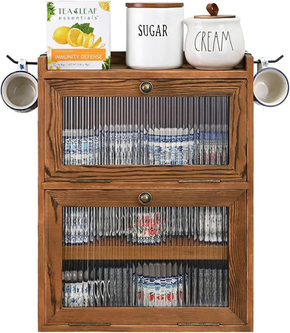 Ikee Design Wood 2-Tier Cabinet - Image 3