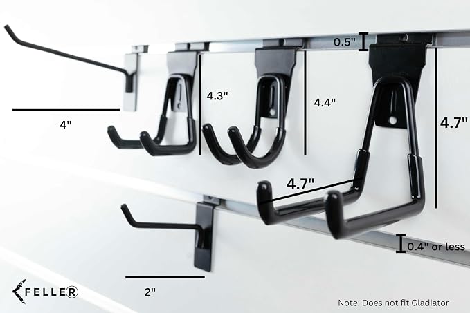 FELLER Slatwall Hooks and Slatwall Accessories - Image 4