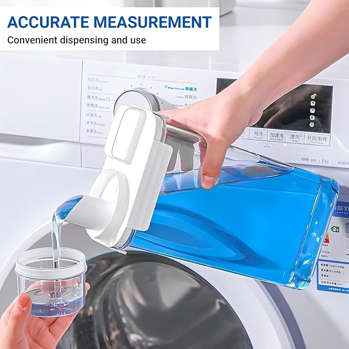 Laundry Detergent Dispenser - 61oz Refluxable Plastic Liquid Laundry Detergent - Image 6