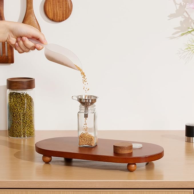 Yangbaga 14Pcs Glass Spice Jars - Image 4