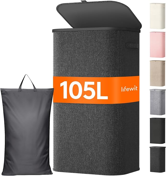 Lifewit 105L Large Laundry Basket by Lifewit