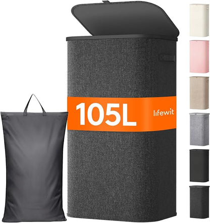 Lifewit 105L Large Laundry Basket by Lifewit