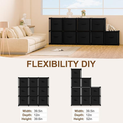 Briwooody 9 Cube Storage Organizer Bins - Image 5