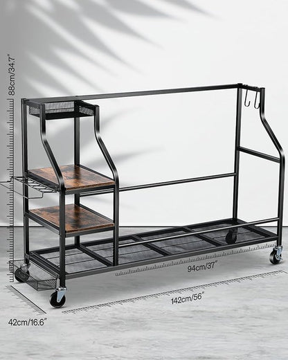 Golf Bags Storage Garage Organizer- Golf Bag Stand - Image 6