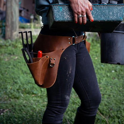 Leather Garden Tool Belt - Image 3
