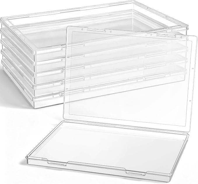 Jetec 6 Pieces Mini Plastic Clear Beads Storage Containers Box - Image 8