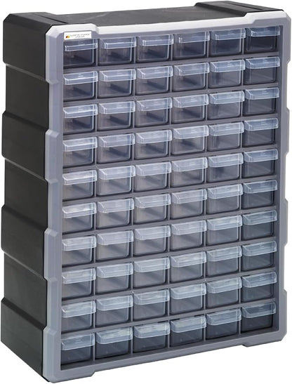 Quantum Storage Systems PDC-60BK 60 Drawers Cabinet Part Organizer 19" H x 15" by QuantumStorageSystems