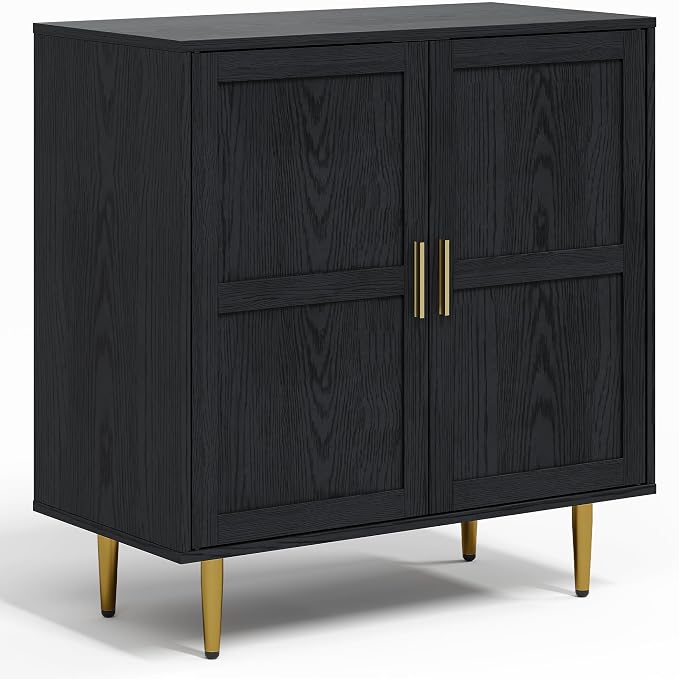 RoyalCraft 2-Door Storage Cabinet, Modern Wood Credenza - Image 9
