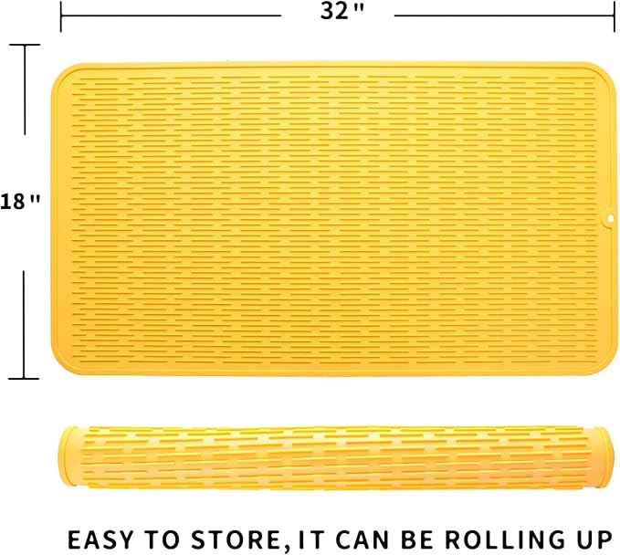 Silicone Dish Drying Mat for Multiple Usage, Easy clean, Eco-friendly, - Image 2