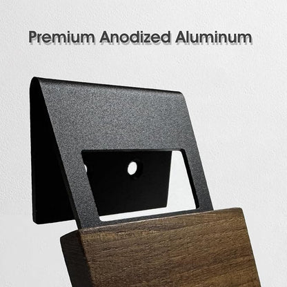 NIRVASH Walnut Controller Wall Mount, Wood Game Controller Holder Stand & - Image 4