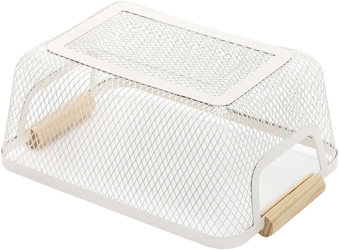 AJIODA 2Pack Metal Mesh Steel Basket, Small Wire Storage Organizer Basket - Image 7