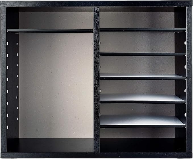 AdirOffice Wooden Adjustable Literature Organizer, 12 Compartment Office Mailbox - Image 3