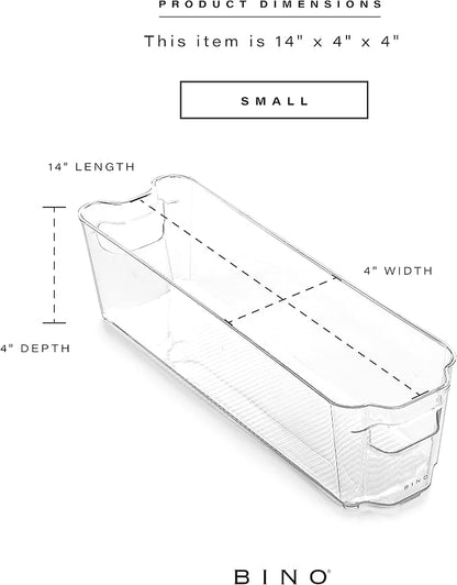 BINO | Stackable Plastic Storage Bins, Small - Image 3