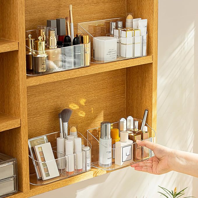 Bathroom Counter Shelf Vanity Trays, Makeup Organizer Tray - Image 5