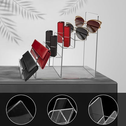 Acrylic Wallet Display Stand Purse Handbag Organizer, Acrylic Display Shelf - Image 5