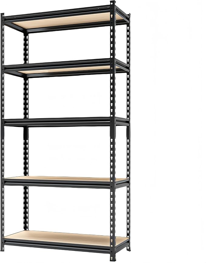Storage Shelves Garage Shelving Heavy Duty 5 Tier Metal Shelving Units by LIJIUHOME