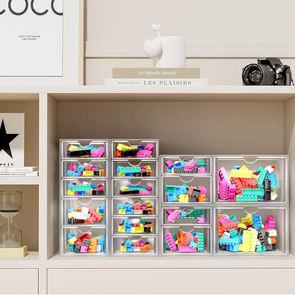 Makeup Acrylic Organizer with 17 Drawers, Desk Organizers and Accessories - Image 5