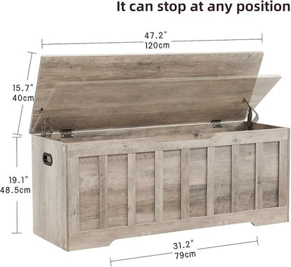 VANKILEY 47.2" Storage Chest Extra Large, Storage Trunk - Image 2