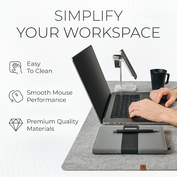 Nordik Large Felt Desk Mat - Image 6