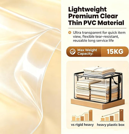 Clear Thin PVC Storage Bags - Image 3