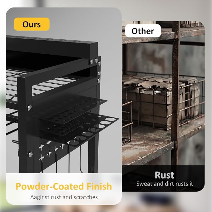 Power Tool Organizer Rolling Cart - Image 6