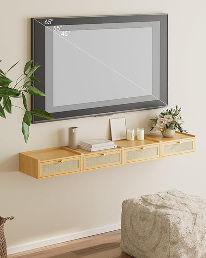 Floating Nightstand, Wall Mounted Night Stand - Image 9