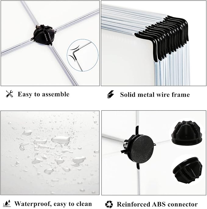 AWTATOS 8 Cube Storage Organizer, Closet Organizer Storage Shelf | DIY - Image 7