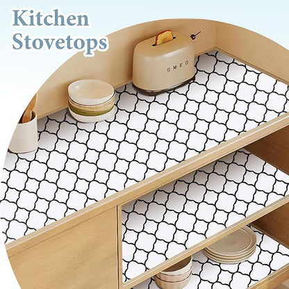 Shelf Drawer Liners for Kitchen Cabinets 17.3 x 354 Inches Non Adhesive Drawer - Image 3