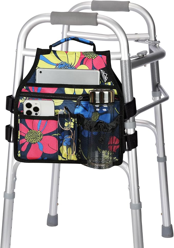 supregear Walker Side Bag, Storage Pouch w/Cup Holder by SupreGear