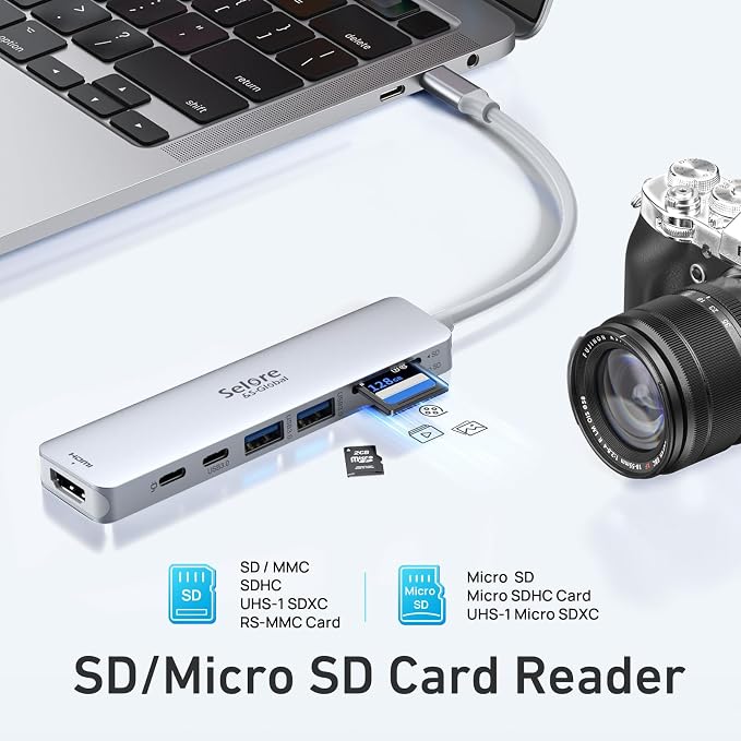 Selore&S-Global USB C Hub HDMI Adapter - Image 6
