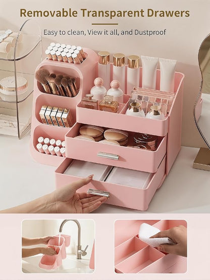 Booklov Makeup Organizer for Vanity, Large Capacity Cosmetic Display Case - Image 6