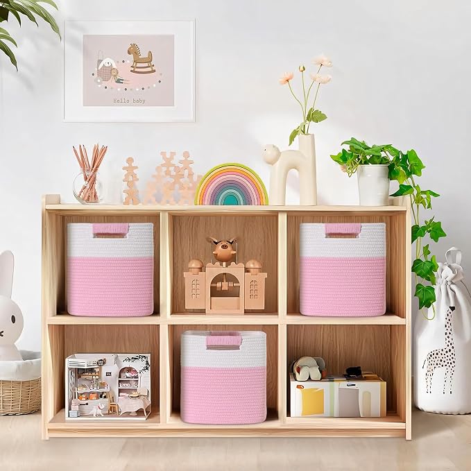 11 Inch Storage Cubes, 3 Pack Cube Storage Bins - Image 2