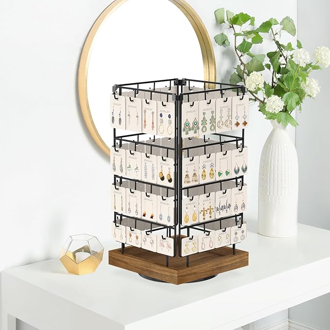 EsLuker.ly Rotating Earring Display Holder Stand - Image 6