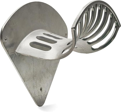 Hose Holder - Heavy Duty Aluminum Water Hose Hanger Wall Mount - Garden Hose by KingsCountyTools