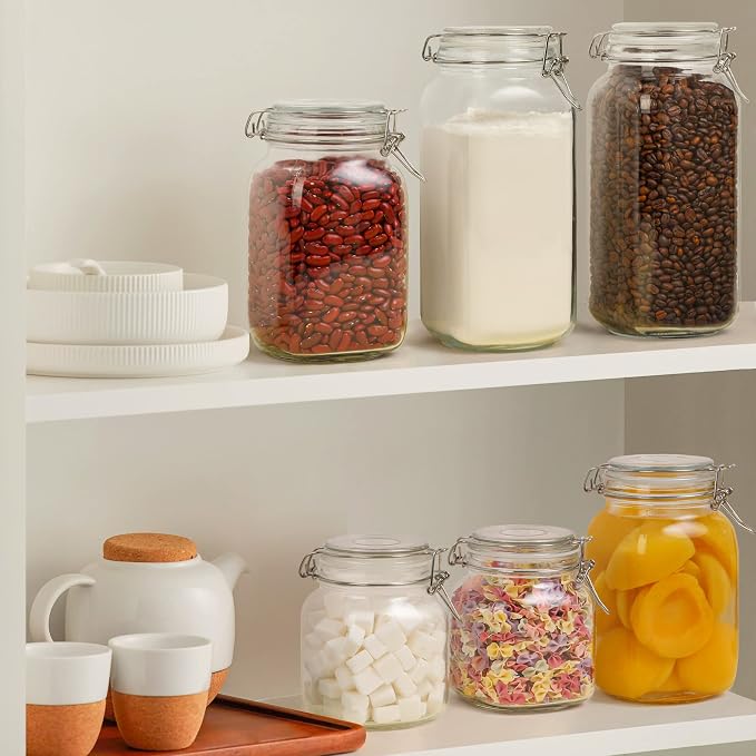ComSaf Airtight Glass Canister Set of 3 - Image 2