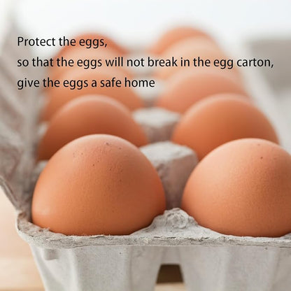 40 Pack Egg Cartons Cheap Bulk, Sturdy Natural Pulp Material Perfect - Image 4