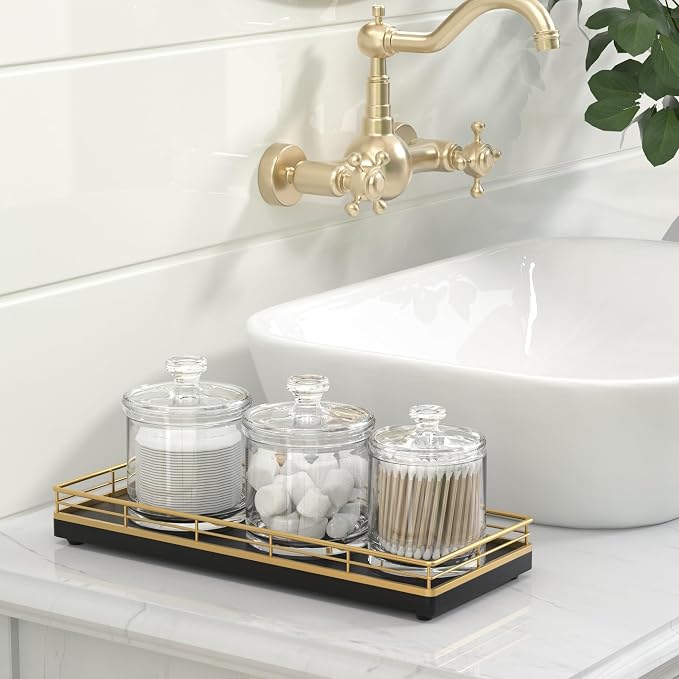 Wooden Decorative Tray, Oak 11.2" L Coffee Table Tray - Image 5