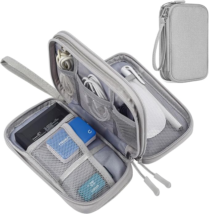 CAAORDKSO Electronic Organizer Travel Cable Accessories Case, Organizer Bag by Unknown