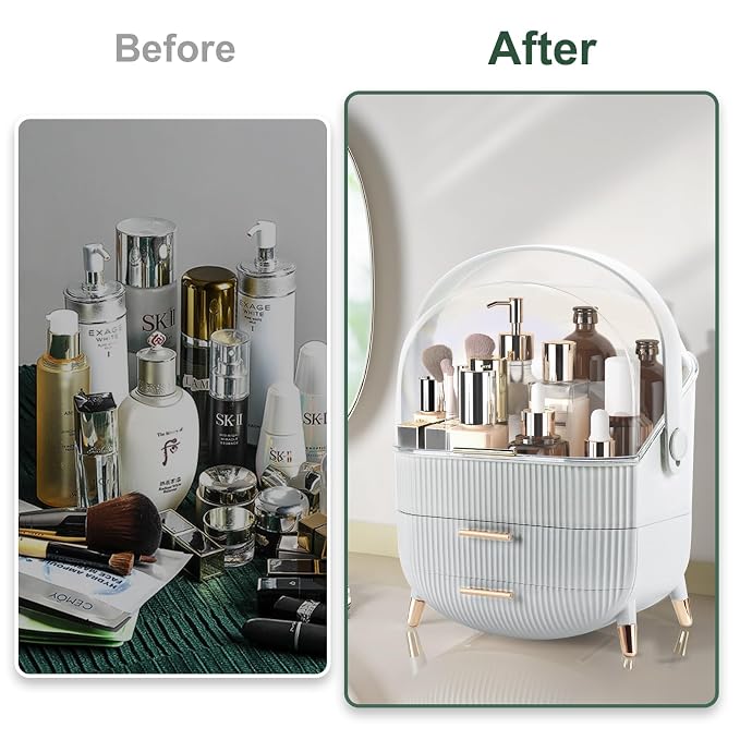 Makeup Organizer for Vanity, Make up Organizers and Storage, Cosmetics Skincare - Image 7
