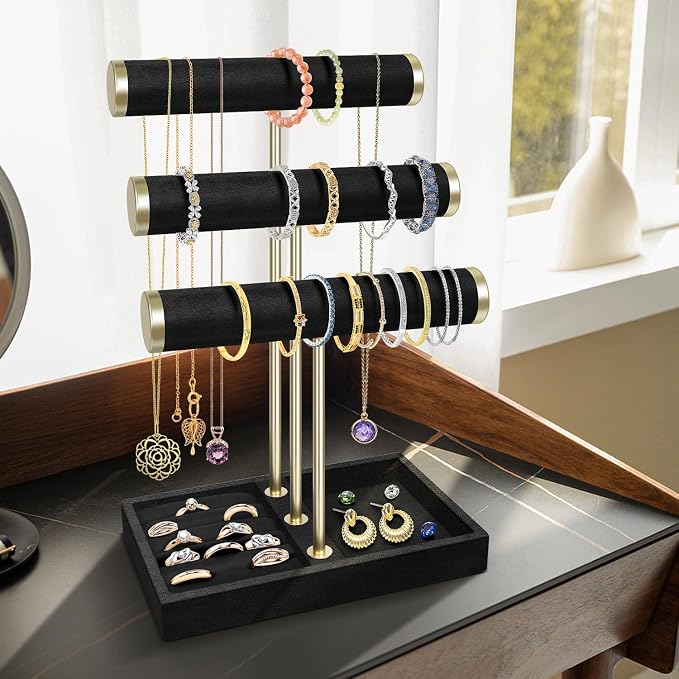 Flexzion 3 Tier Bracelet Holder Display Stand - Image 8