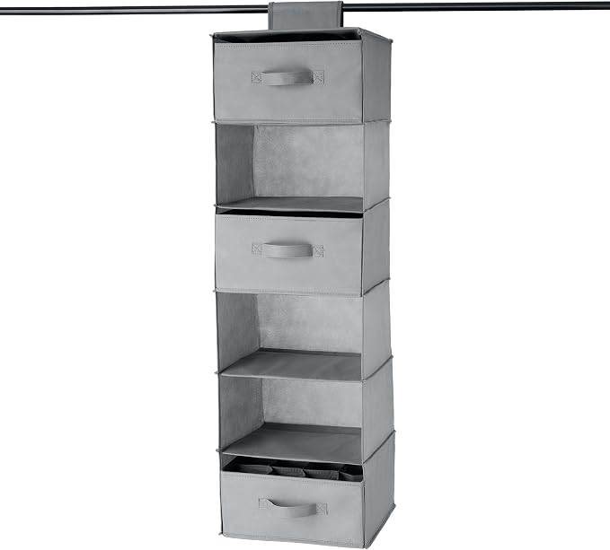 Amazon Basics 6-Tier Hanging Closet Organizer - Image 5