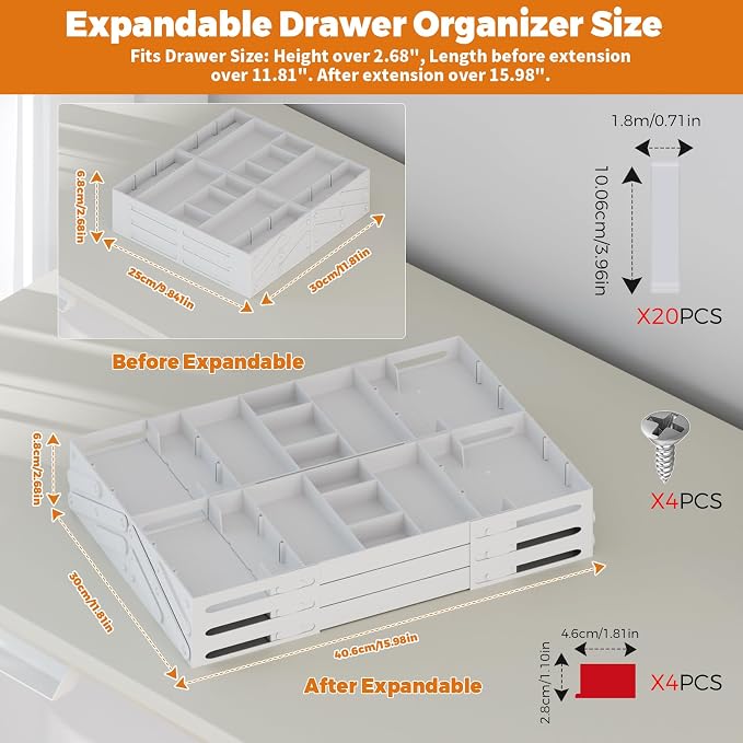 3 Tier Drawer Organizer - Image 3