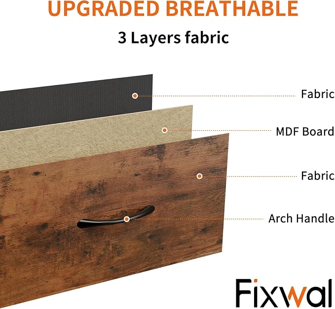 Fixwal Tall Dresser for Bedroom, Storage Dresser Organizer - Image 7