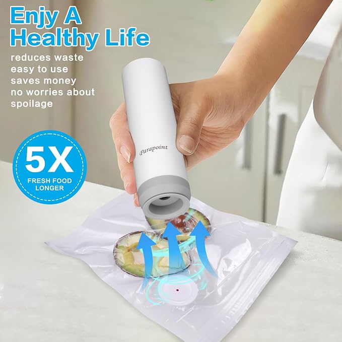 Handheld Vacuum Sealer for Food Powerful Vacuum Sealer Machine, Seal Meal Saver - Image 2