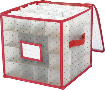 Sattiyrch Plastic Christmas Ornament Storage Box - Image 6