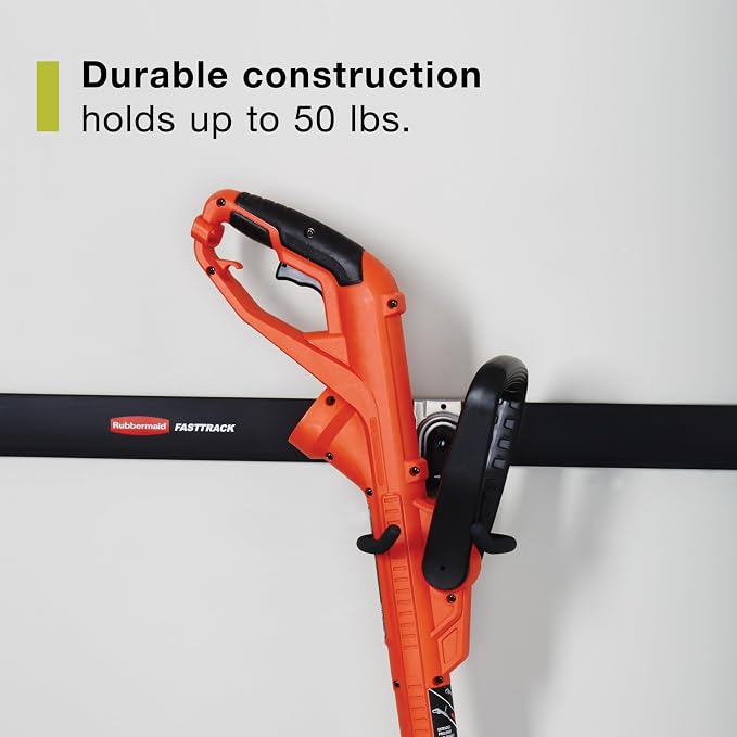 Rubbermaid Garage FastTrack Power Tool Holder Satin Nickel Wall Mounted Storage - Image 3